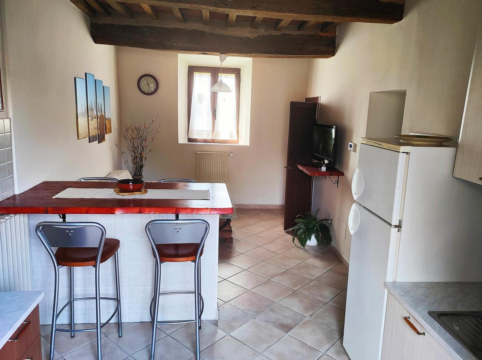 La Casina Di Colle - Appartamento Rustico Sulle Colline Di Pisa Casciana Terme Bagian luar foto